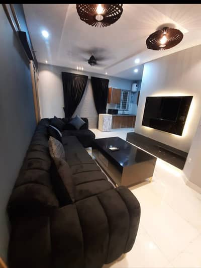 1 Bedroom VIP Full furnish flat per day available in Bahria town Lahore 0300 4561276