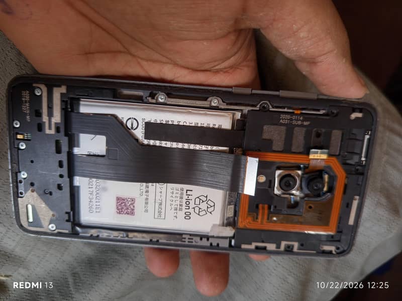 Aqus zero 2 Panel And Camera battery ORG 2
