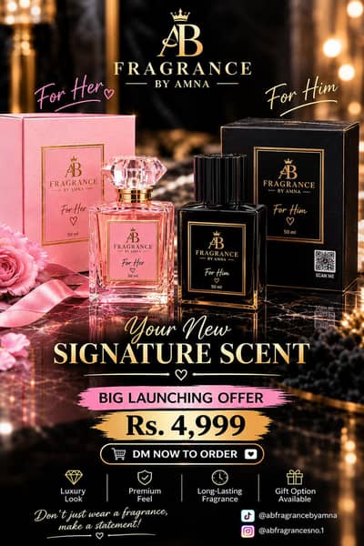 AB Luxury Perfume for Men & Women 50ml