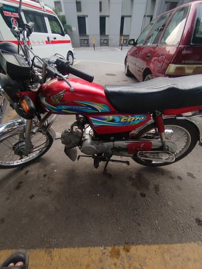 honda cd70 2024 biomatric complete papers running like new only serius