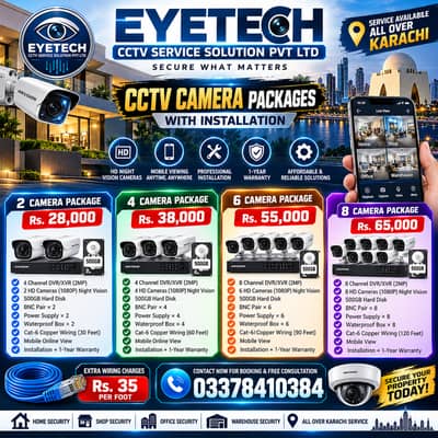 DAHUA CCTV Installation Cameras & Security Solutions HD,WiFi,DVR NVR