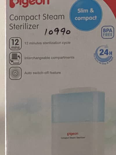 Pigeon compact steam steriliser