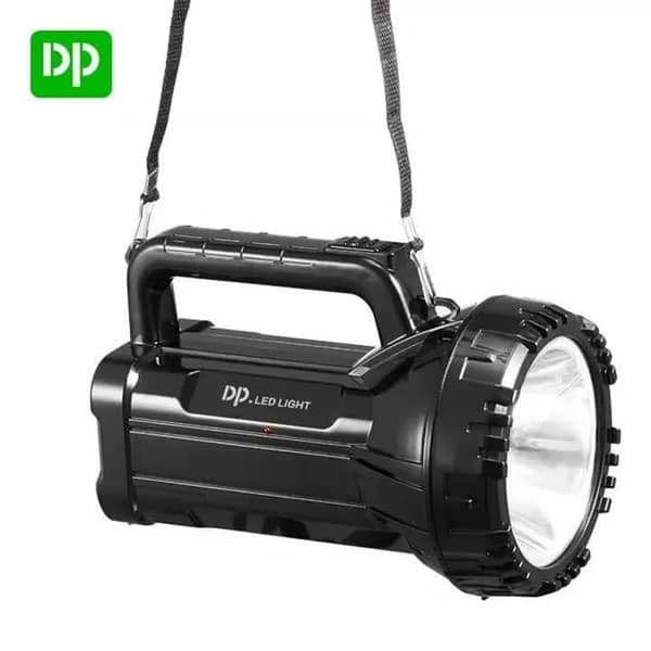 T  Rechargeable Bright LED Flashlight Torch 75W High Powered Searchlight Built-In Battery