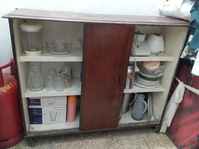 shehsam wood antique showcase