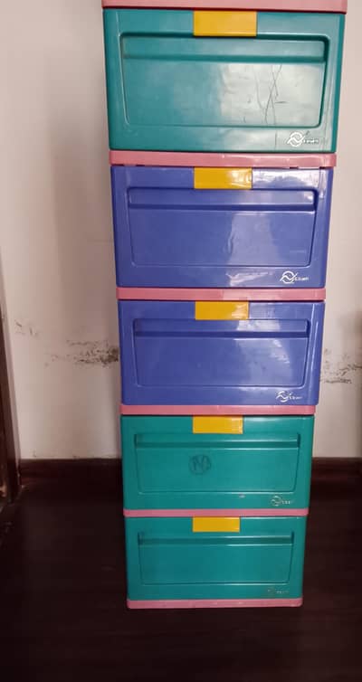 Multipurpose 5-Layer Plastic Storage Drawer Cabinet for Sale