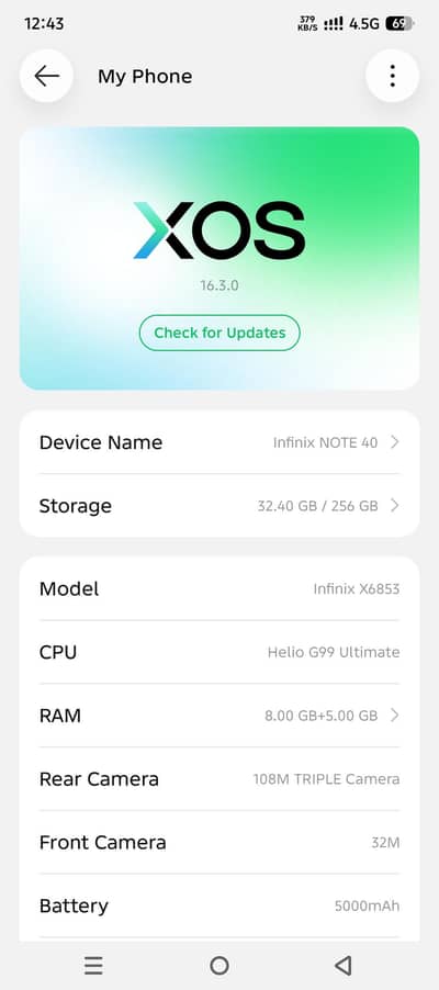 Infinix Note 40.8. 256