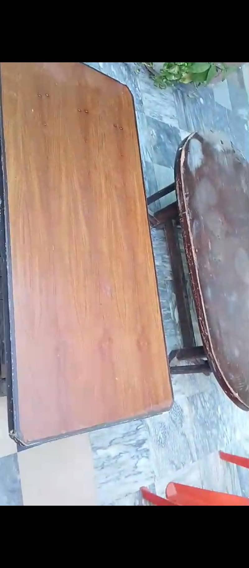 1 wood table 1