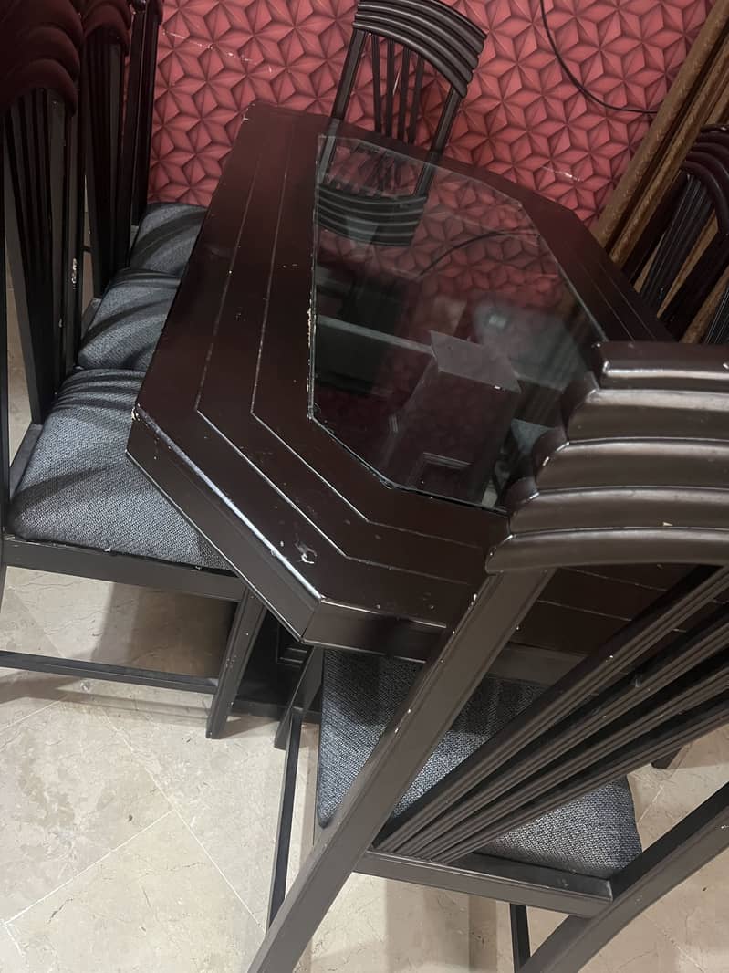  Dining Table with 6 Chairs 2