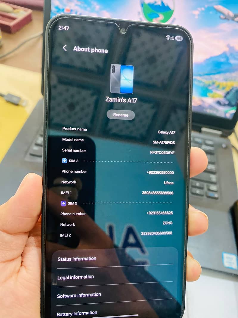 Samsung Mobile A17 7