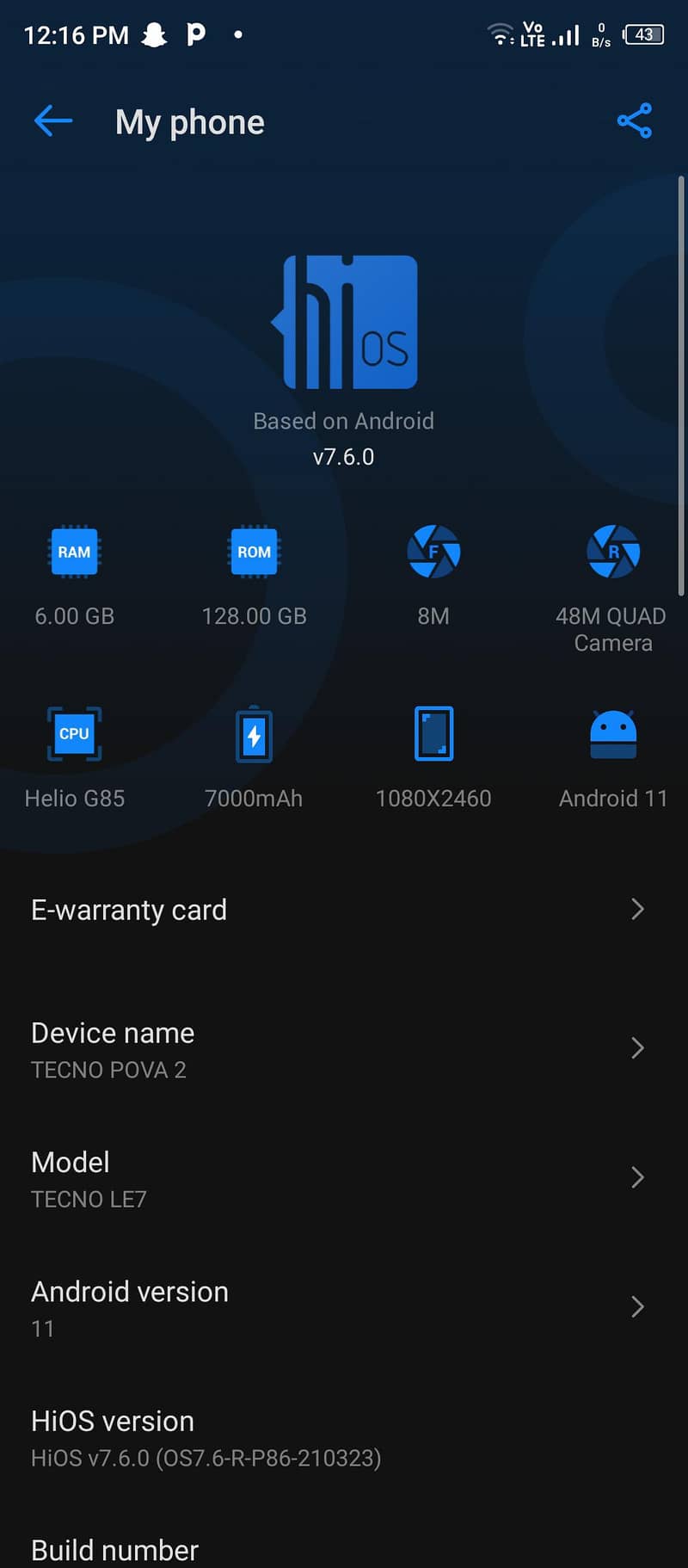 Tecno Pova 2 2
