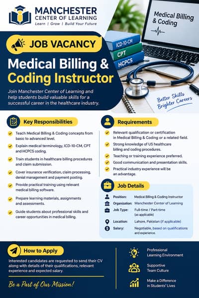 Medical Billing & Coding Instructor