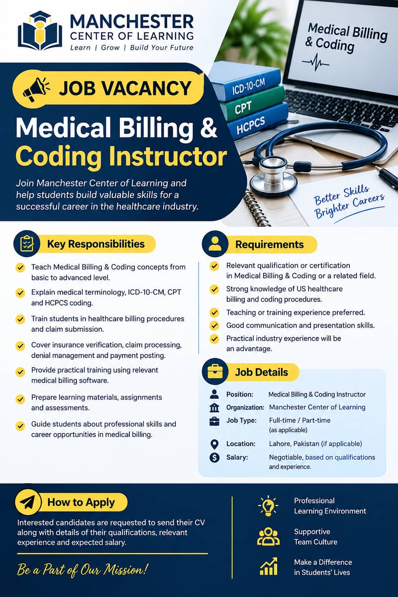 Medical Billing & Coding Instructor 0