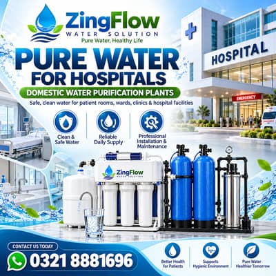 Water Purification Plant | RO Plant | Commercial & Domestic Water Sale