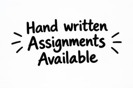 Hand written work