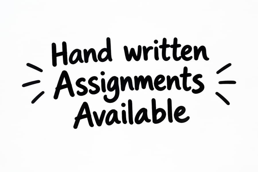 Hand written work 0