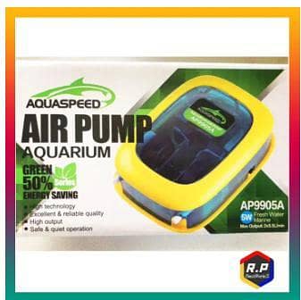 1 PCS Dual Outlet Fish Aquarium Air Pump Oxygen Aerator High Output Silent 5W AP9905A Without Box R6083