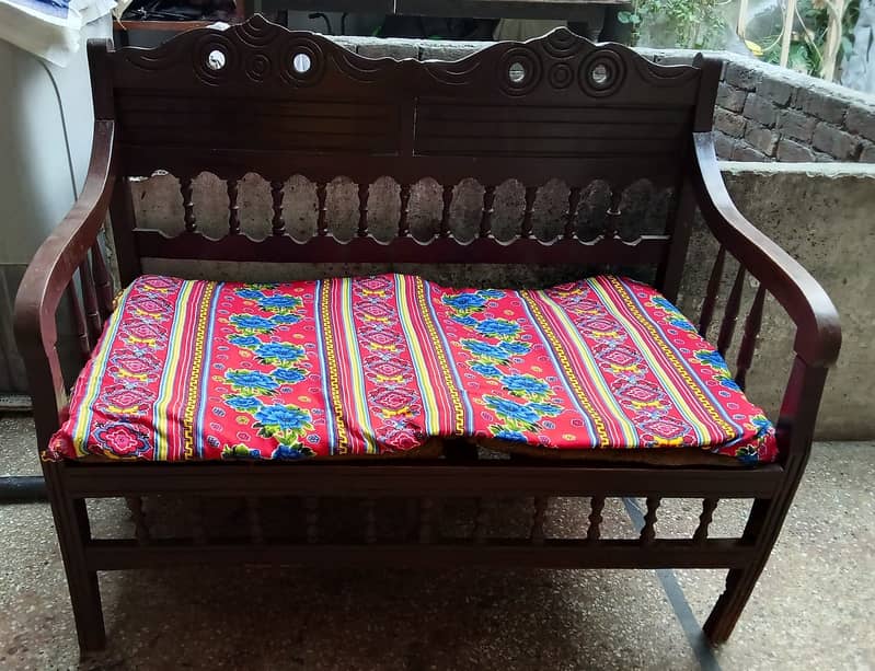 Wood sofa 0