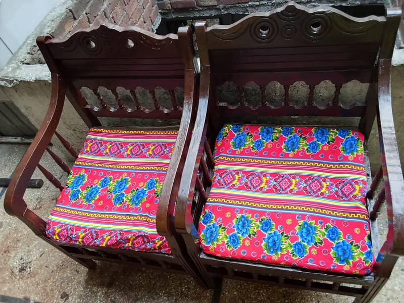 Wood sofa 1