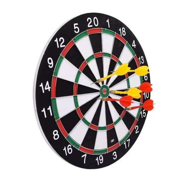 T   6 Darts & Darts Board Sports Exercise Double Sided Bullseye Target Game