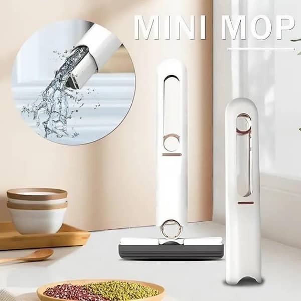 T  Mini Portable Lightweight Self-Squeezing Collodion Mop For Effortless Cleaning