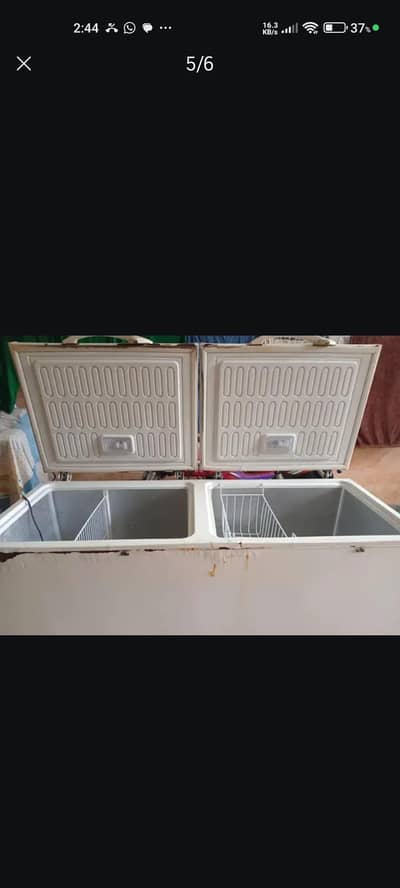 waves deep freezer All ok jumbo size compressor geniun