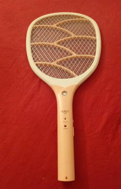 Electric mosquito killer racket rechargeable with light