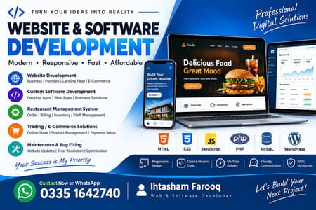 Every type of website and software in low price