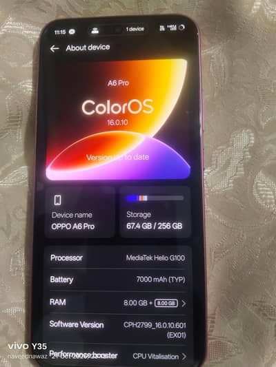 OPPO A6 pro 8+8/256
