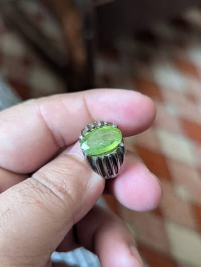 Peridot Stone Ring