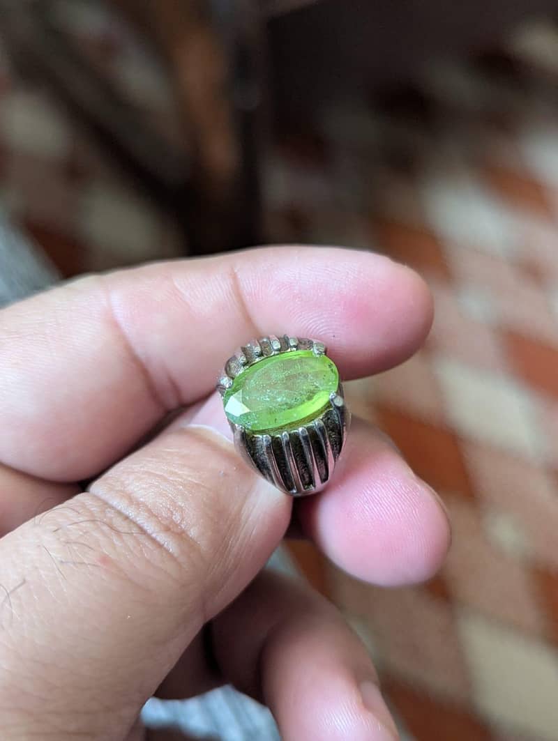 Peridot Stone Ring 0