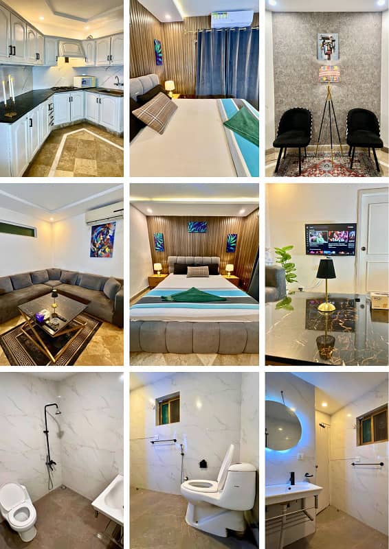 Daily weekly monthly basice flat apartment house portion available for ...