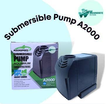 1 PCS Submersible Water Pump 13W High Flow Silent Water Pump for Aquarium Tank Filters and Fountains A2000 R6084