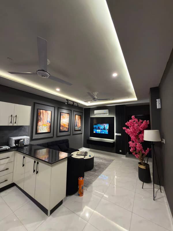 Luxury 1 Bedroom Furnished Apartment for Rent Per Day in Bahria Town ...