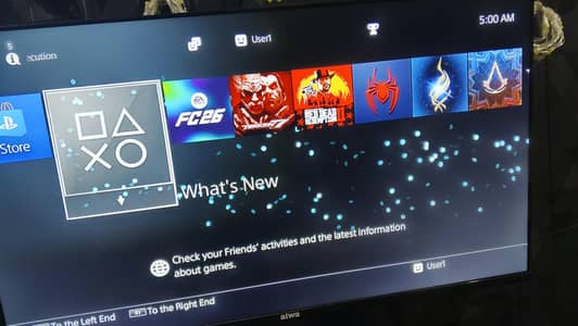 Playstation 4 fat jailbreak 500 GB with games and controller