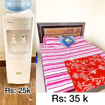 Despenser and bed + matras