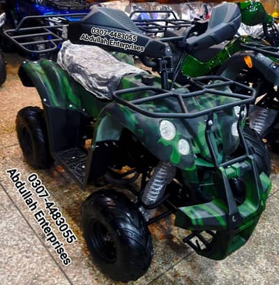 110cc 8 light jeep model ATV Quad Bike for sale deliver all Pak