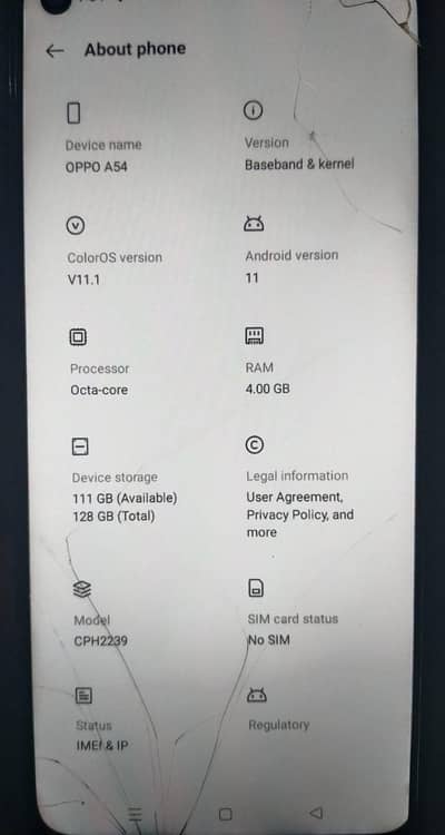 OPPO A54