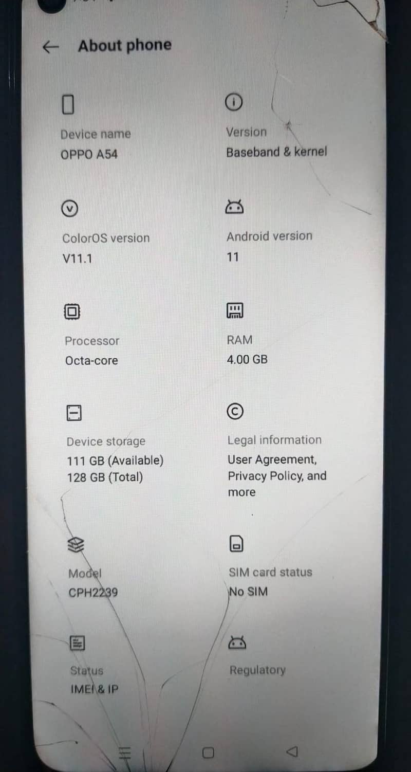 OPPO A54 0