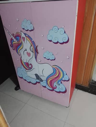 Cute Unicorn Kids Wardrobe / Cupboard in Excellent Condition