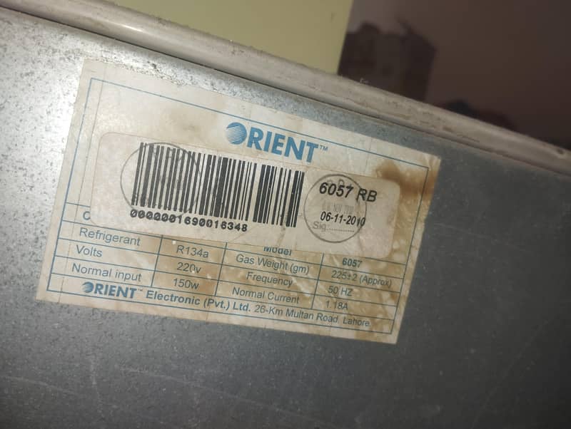 orient freezer full size 2