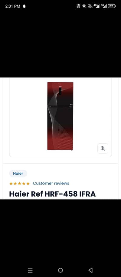Haier fridge sale new daba pack available
