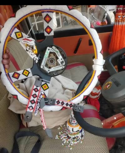 Steering cover moti wala