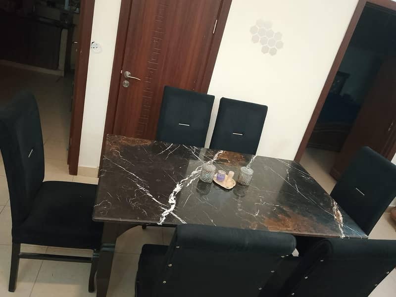 marbal top dining table 1