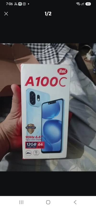 Itel A100C just open box new mobile for sale