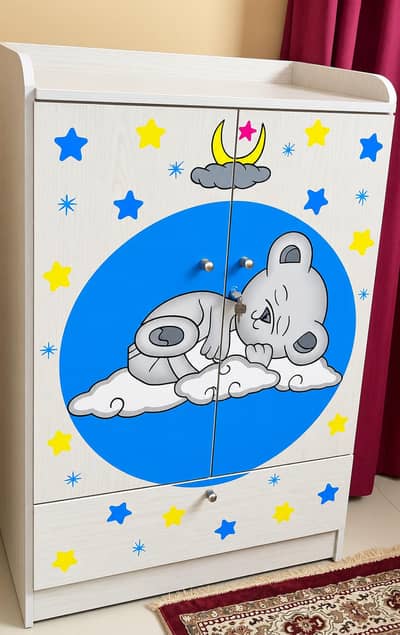 kids 2 door wardrobe