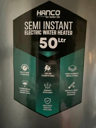 Hanco electric geyser 50Ltr