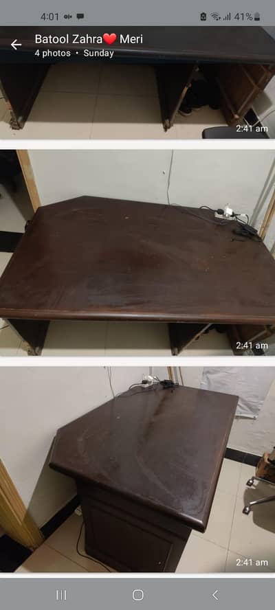 wooden table cn use as computer table or study table