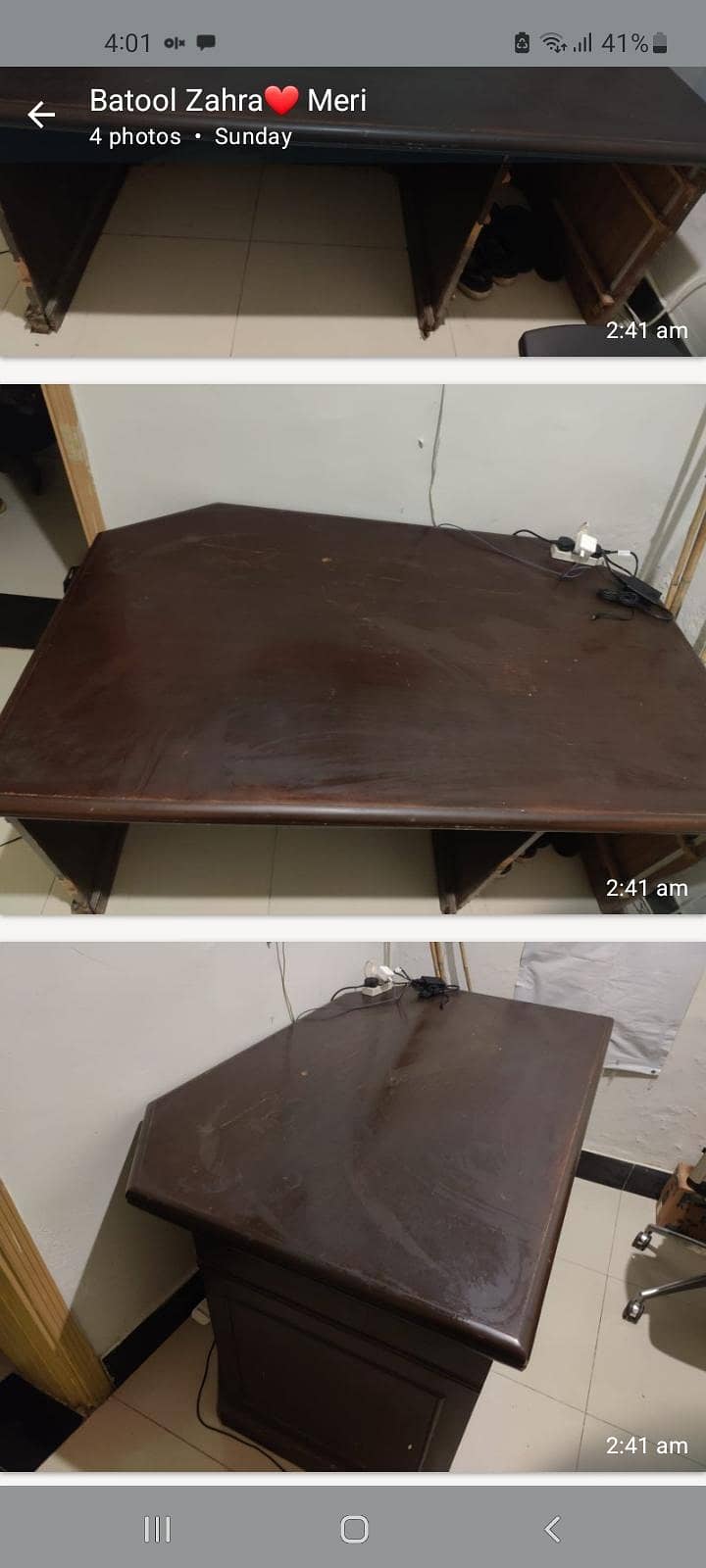 wooden table cn use as computer table or study table 0