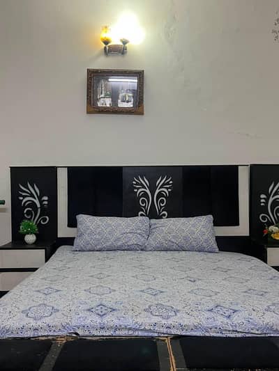 King size bed with dressing for sale