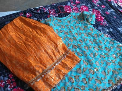 shirt with sharara